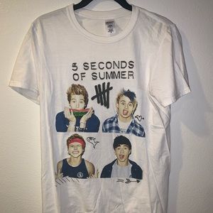 5 Seconds of Summer 2015 Tour Tee